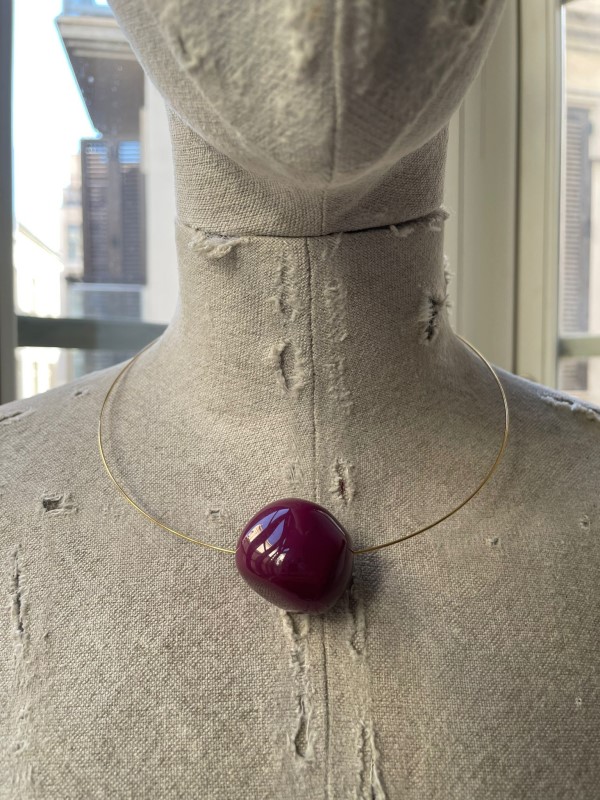 Gargantilla choker con bola