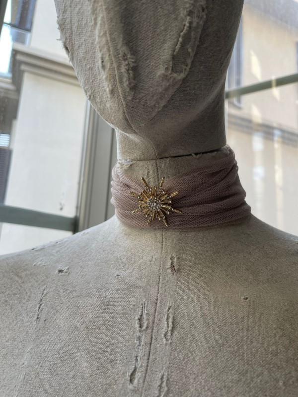 Choker gargantilla tul y estrella
