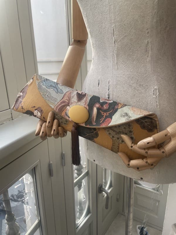 Bolso de mano estampado