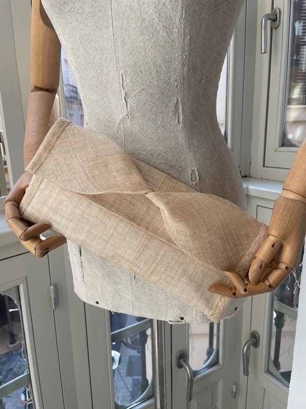 Bolso de rafia natural artesanal