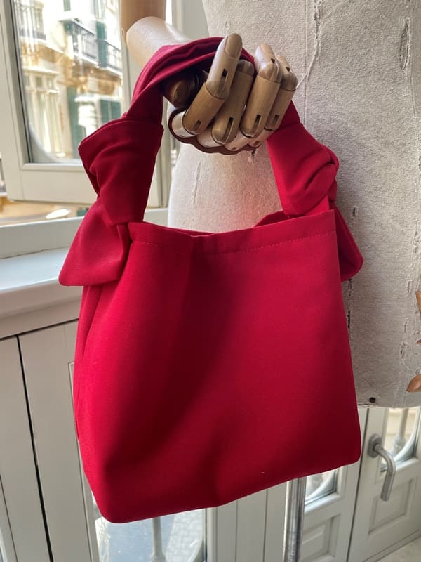 Bolso Lazo Carmín