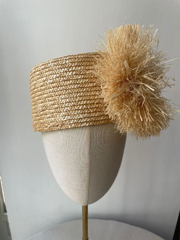 Casquete de Rafia Natural Ibiza