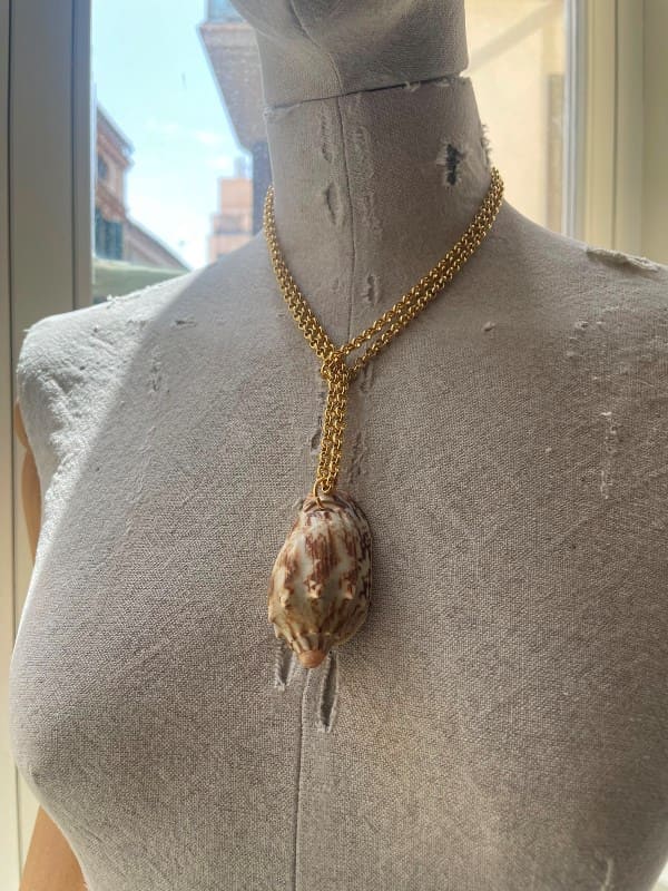 Collar Colgante de Concha Marina Natural