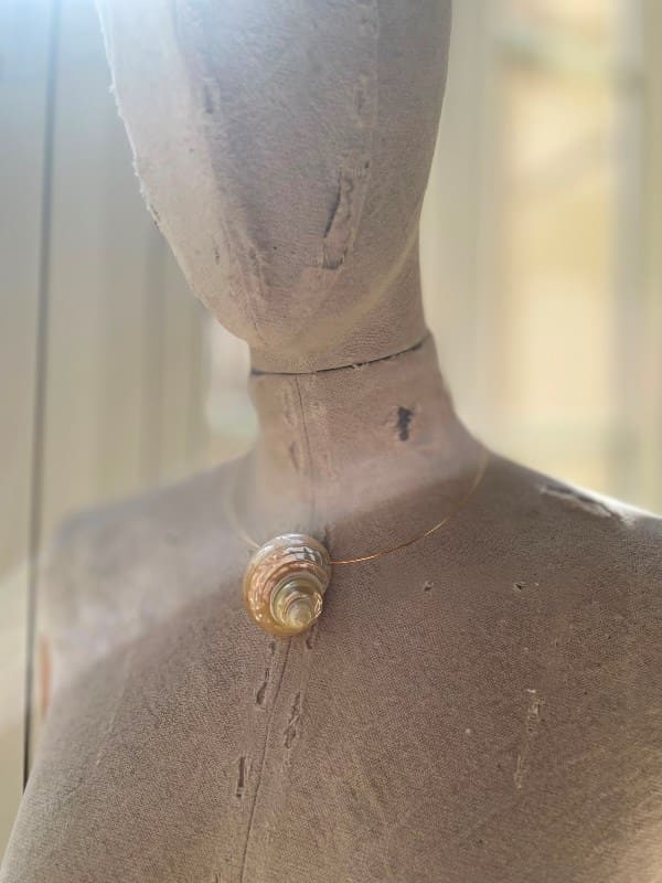 Gargantilla choker caracola